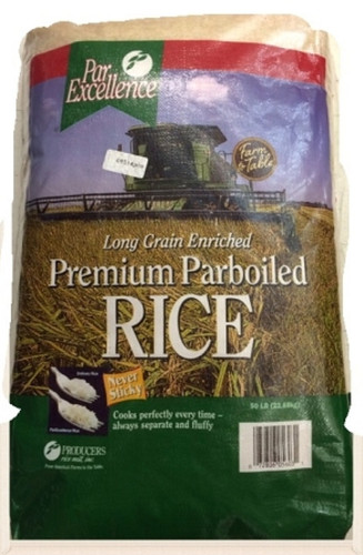 Parli Rice Par Excellence Long Grain Enriched Premium Parboiled Rice (50lbs ...