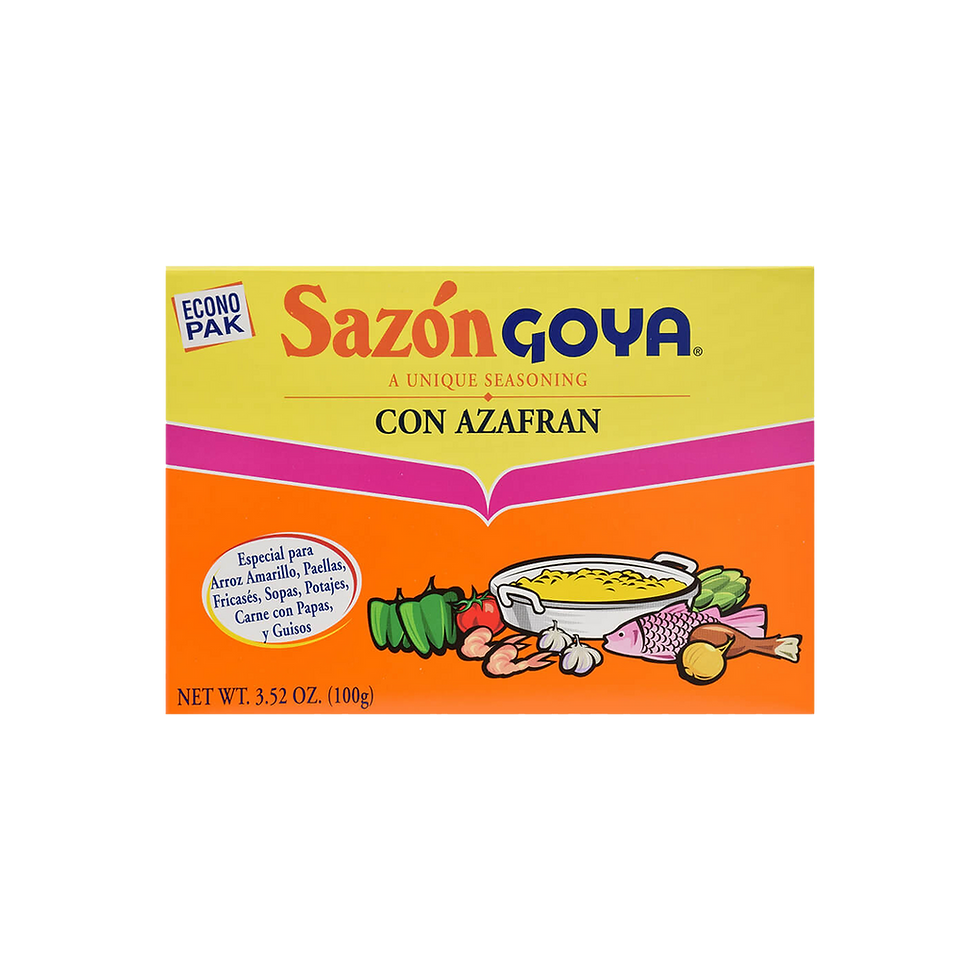 Sazón Goya Seasoning With Azafran/Con Azafran (3.52 oz pack)