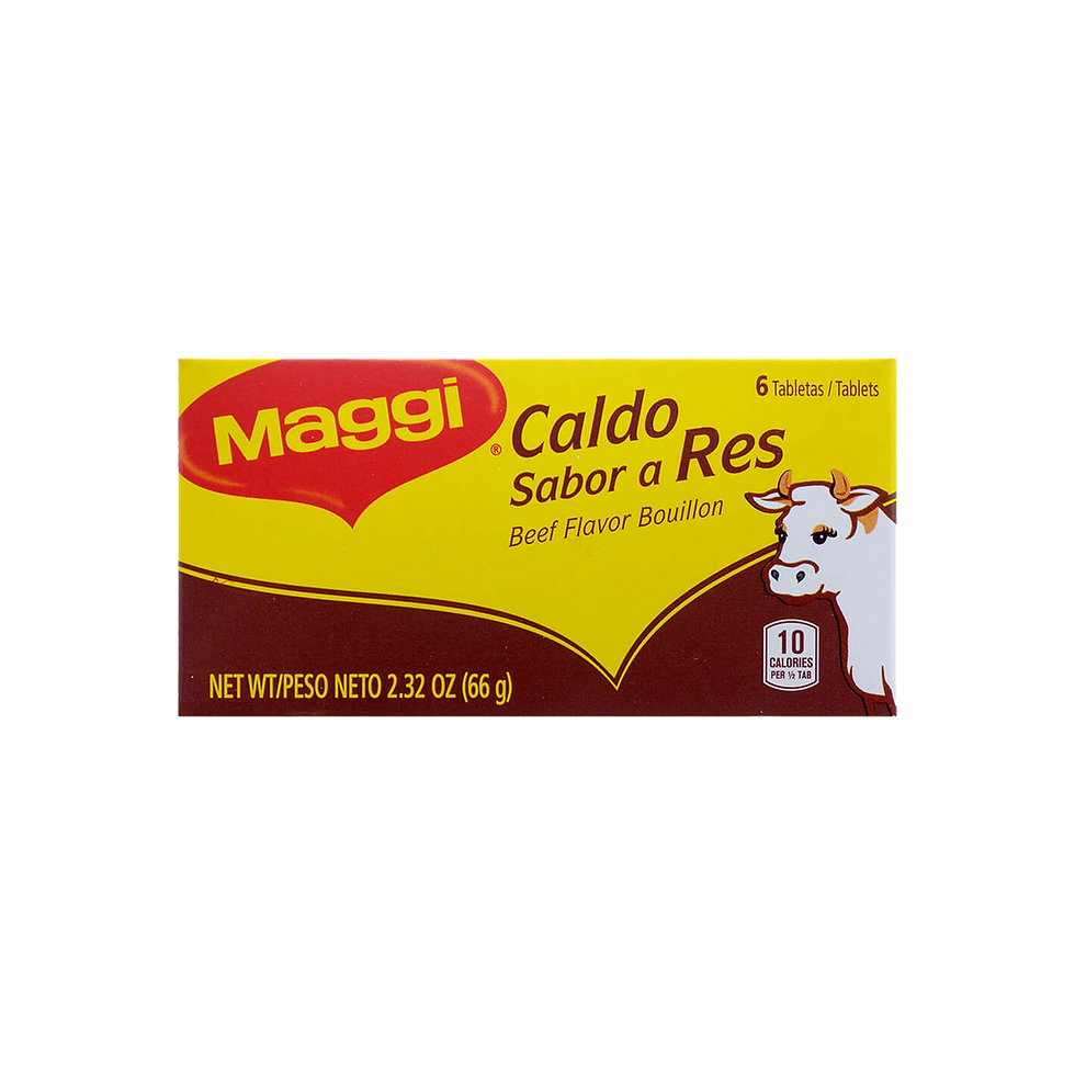 Maggi Beef Flavor Bouillon/Caldo Sabor a Res (2.32 oz pack)