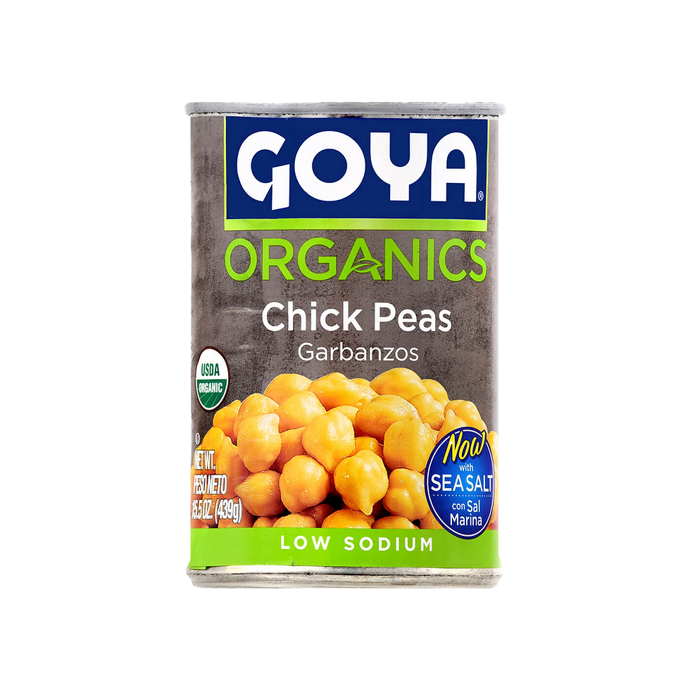 Goya Organics Chick Peas/Garbanzos (15.5 oz can)