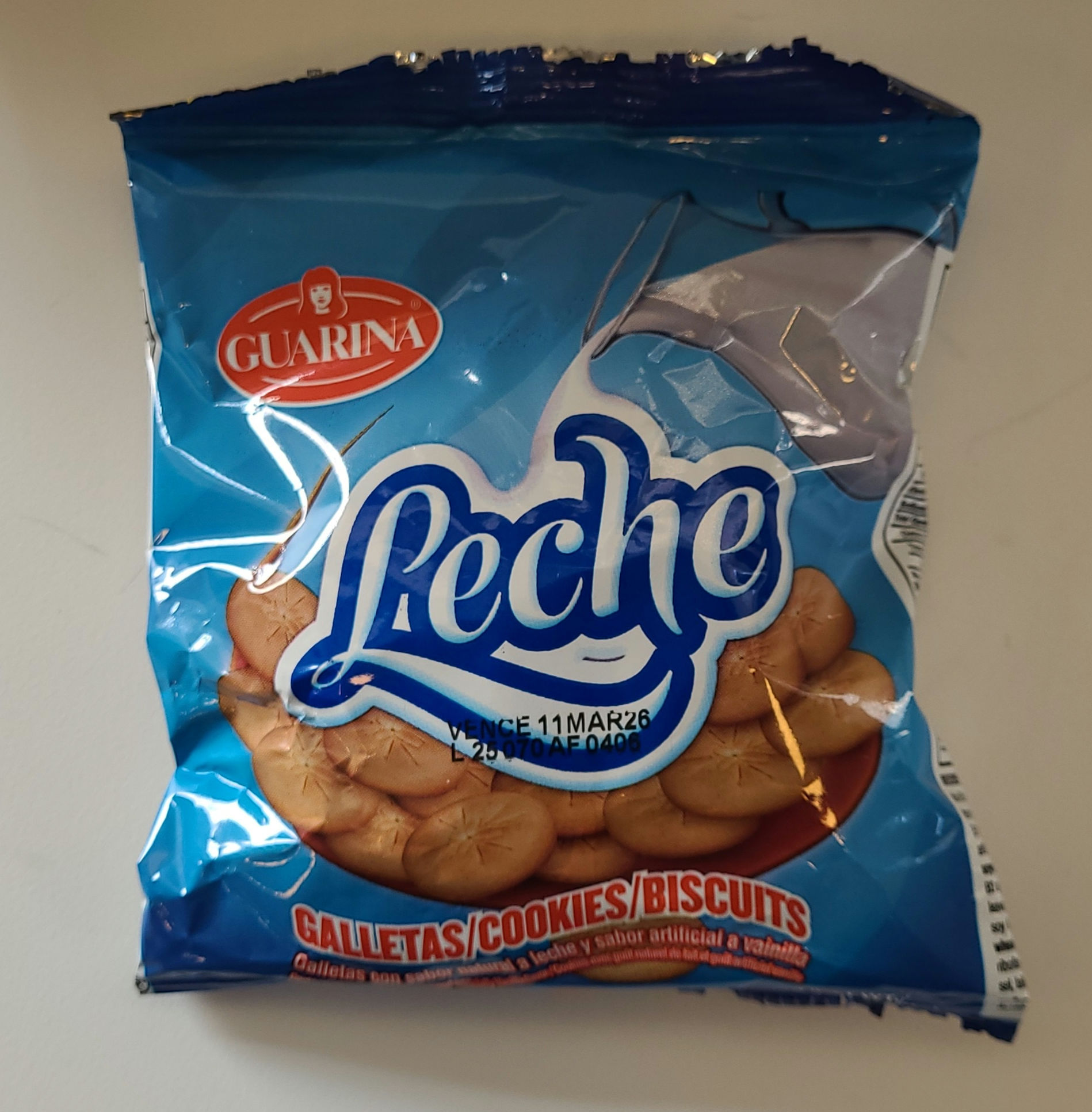 Guarina Leche Cookies/Galletas (1.40 oz)