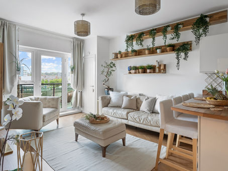 Living room at Flat 16 The Oliver, Newport — a Guesture home