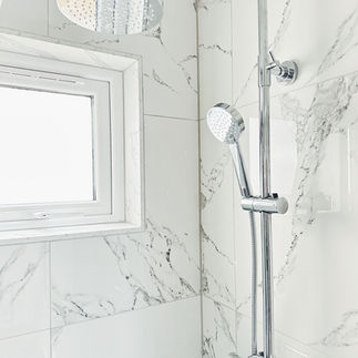 Sleek and modern shower with clean lines