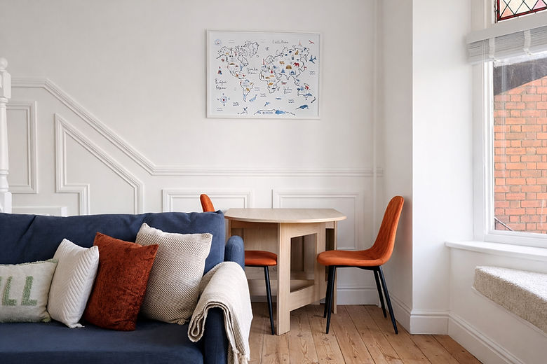 Living and dining room at 5B Senghennydd Road, Cardiff