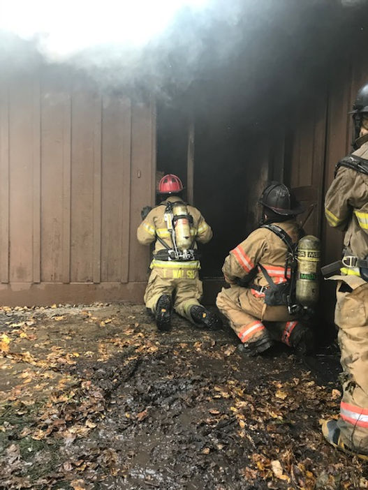 Firefighter teamwork