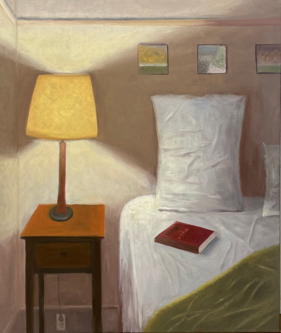 "Bed and Nightstand"