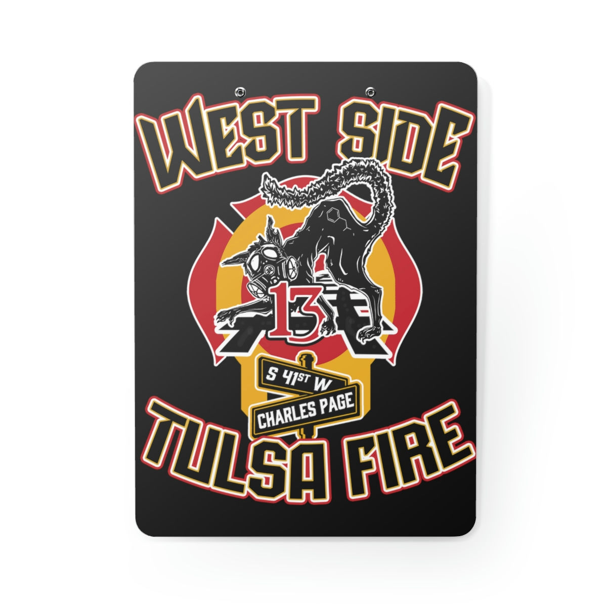 "WEST SIDE" Station 13 Clipboard
