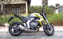 Green Motorbike
