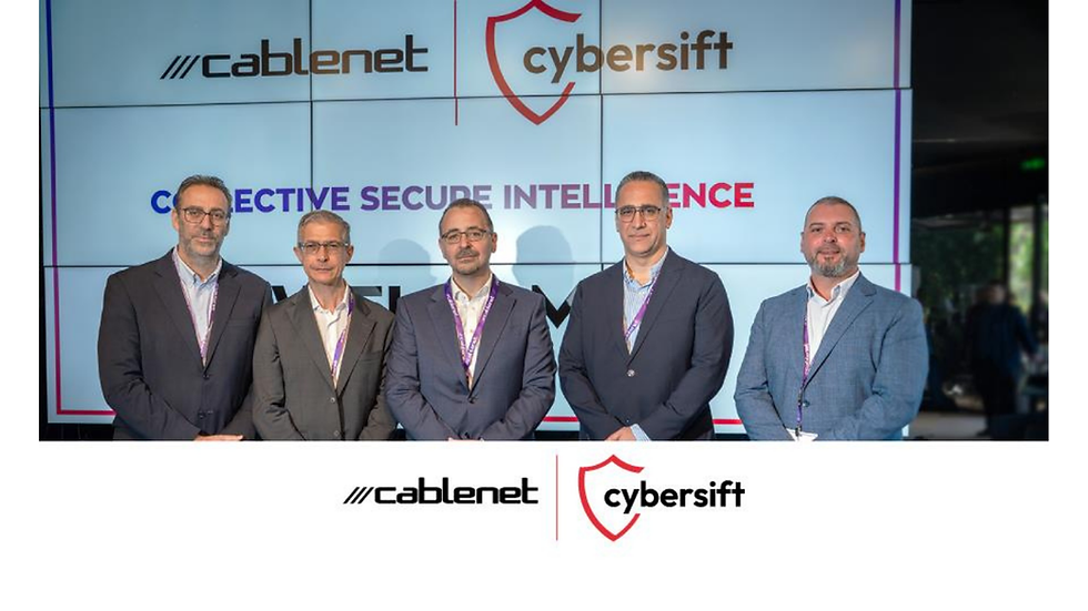 CABLENET AND CYBERSIFT PARTNER TO DELIVER SIMPLE, INTELLIGENT CYBERSECURITY FOR BUSINESSES OF EVERY SIZE IN CYPRUS