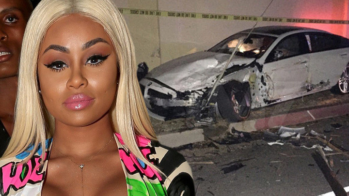 Blac Chyna Car Crash