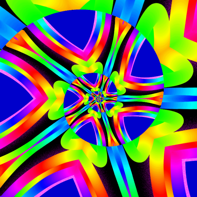 Obra cinético-digital perteneciente a la coleccion 'Polymita Picta' de Axel Doyel Studio. Estructurada mediante una espiral logarítmica infinita en azul cobalto, amarillo solar y magenta neon, la pieza explora el polimorfismo cromático y la simetría sagrada del caracol Polymita picta. Esta obra actua como un archivo digital inmutable en la Web3 diseñado como manifiesto de artivismo ambiental frente a la perdida de biodiversidad, el cambio climático y la caza furtiva de especies amenazadas.