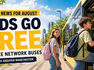 Kids Go Free on Busses Across Greater Manchester