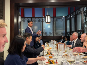CRO Chief Risk Officer host exclusive Forvis Mazars private dinner with speaker Professor Rana Mitter alongside industry executive leaders at Foreign Correspondents Club Hong Kong