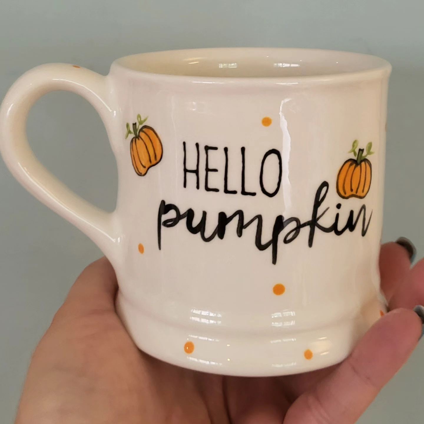 Pumpkin Mug with free coaster