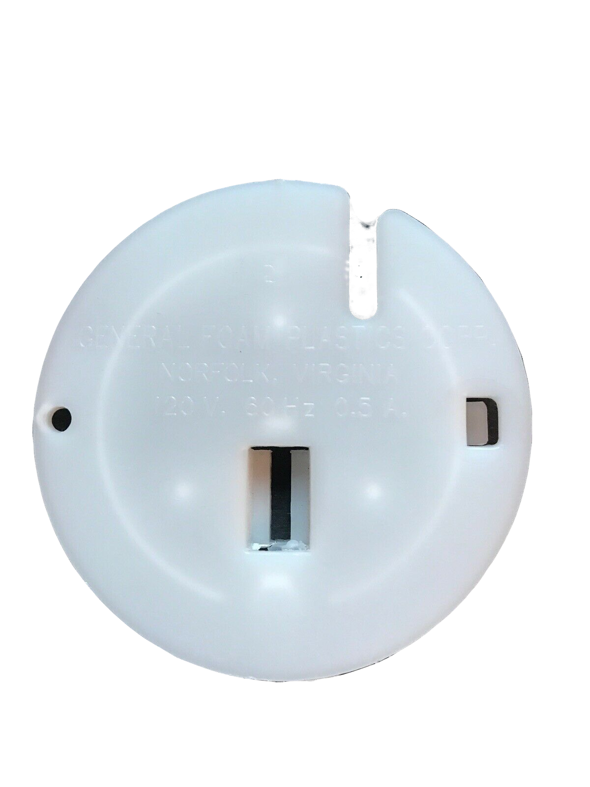 Blow Mold Back Plate Cord Cover For Full Size Socket General Foam