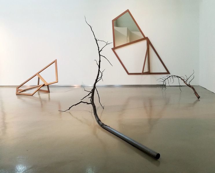 Mis obras junto a las de Nuno Sousa Vieira