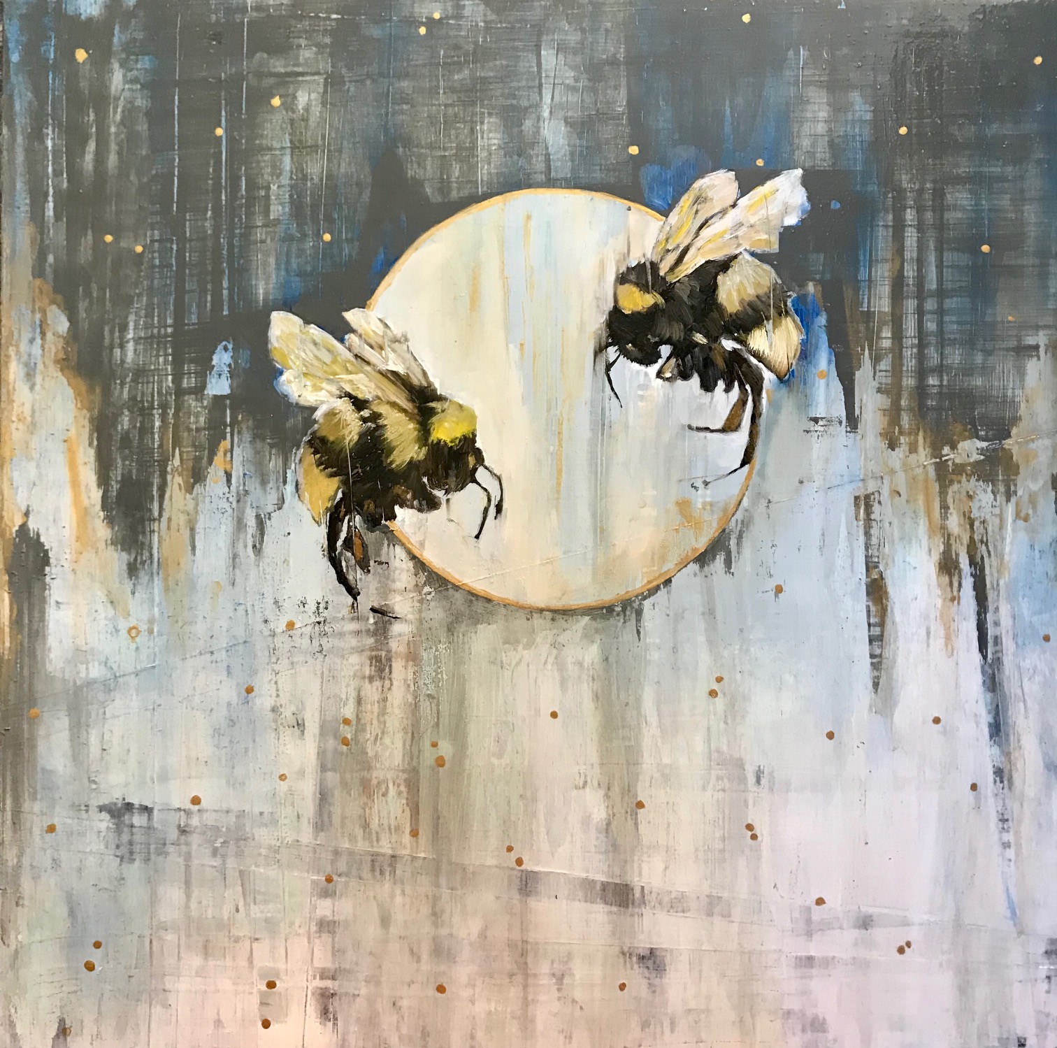 SOLD: Bees at Dusk