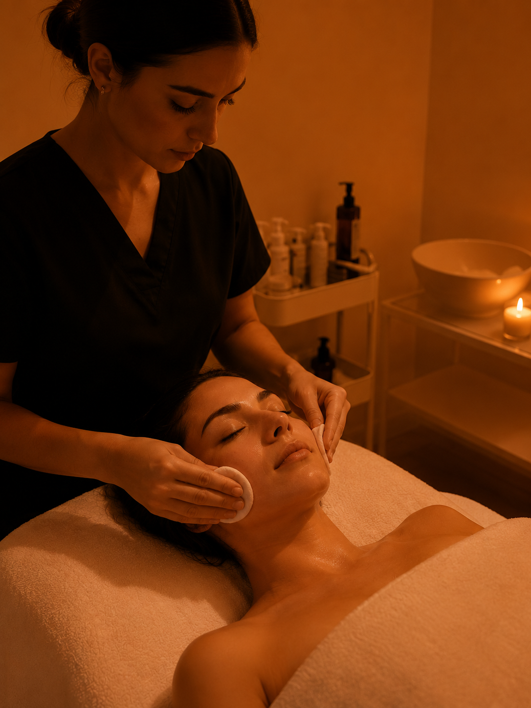 Higiene Facial Okinawa en Japanese Head Spa Bogota