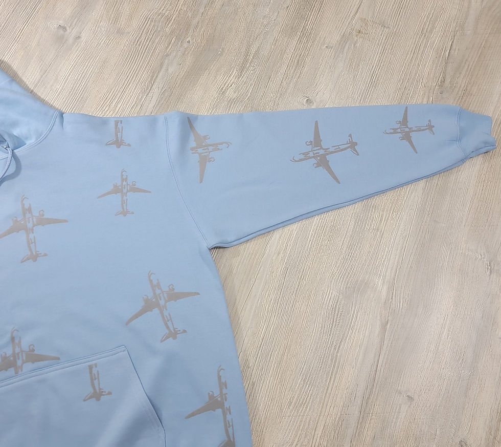 Thumbnail: Light Blue Fleece Hoodie