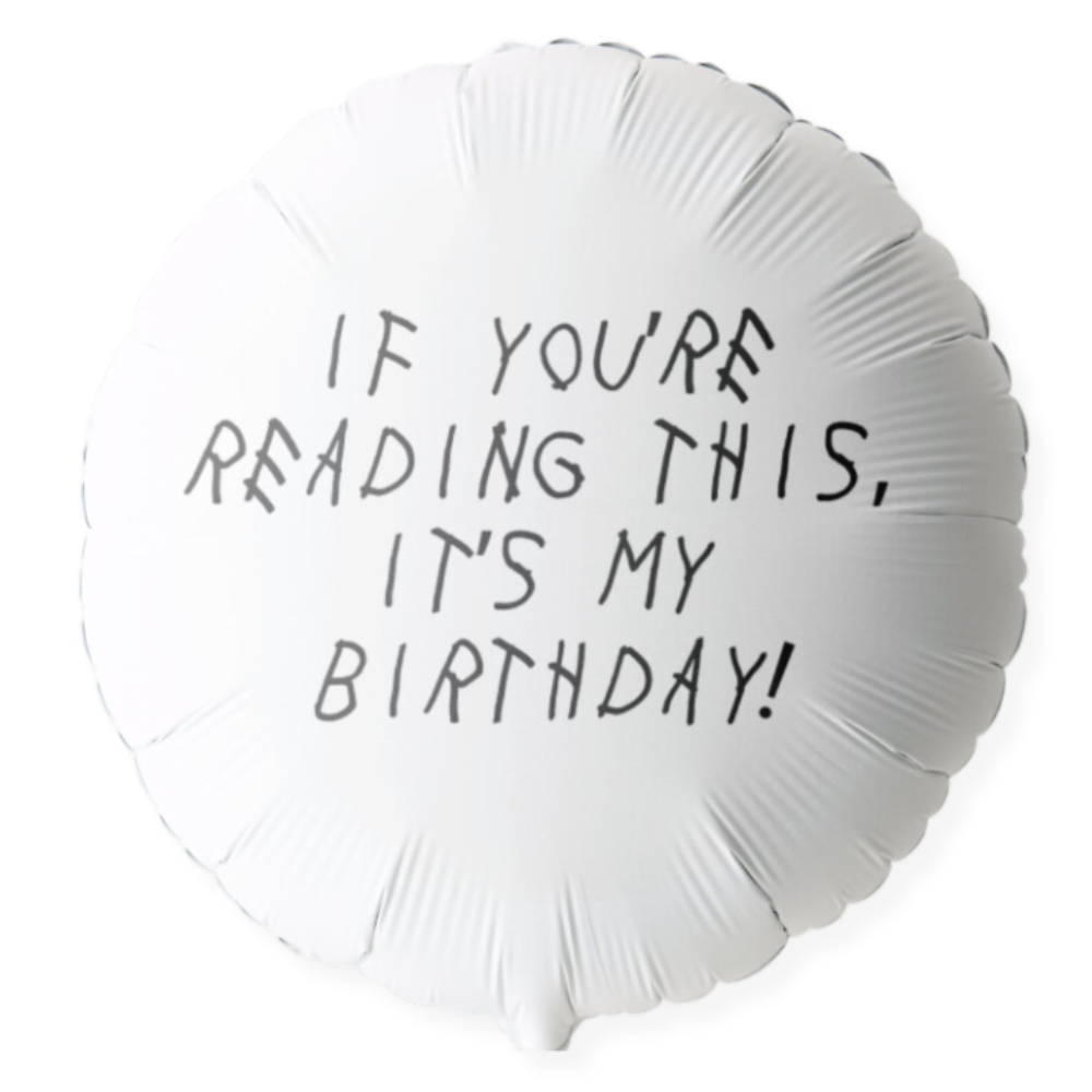 Champagne Papi Inspired Mylar Balloon