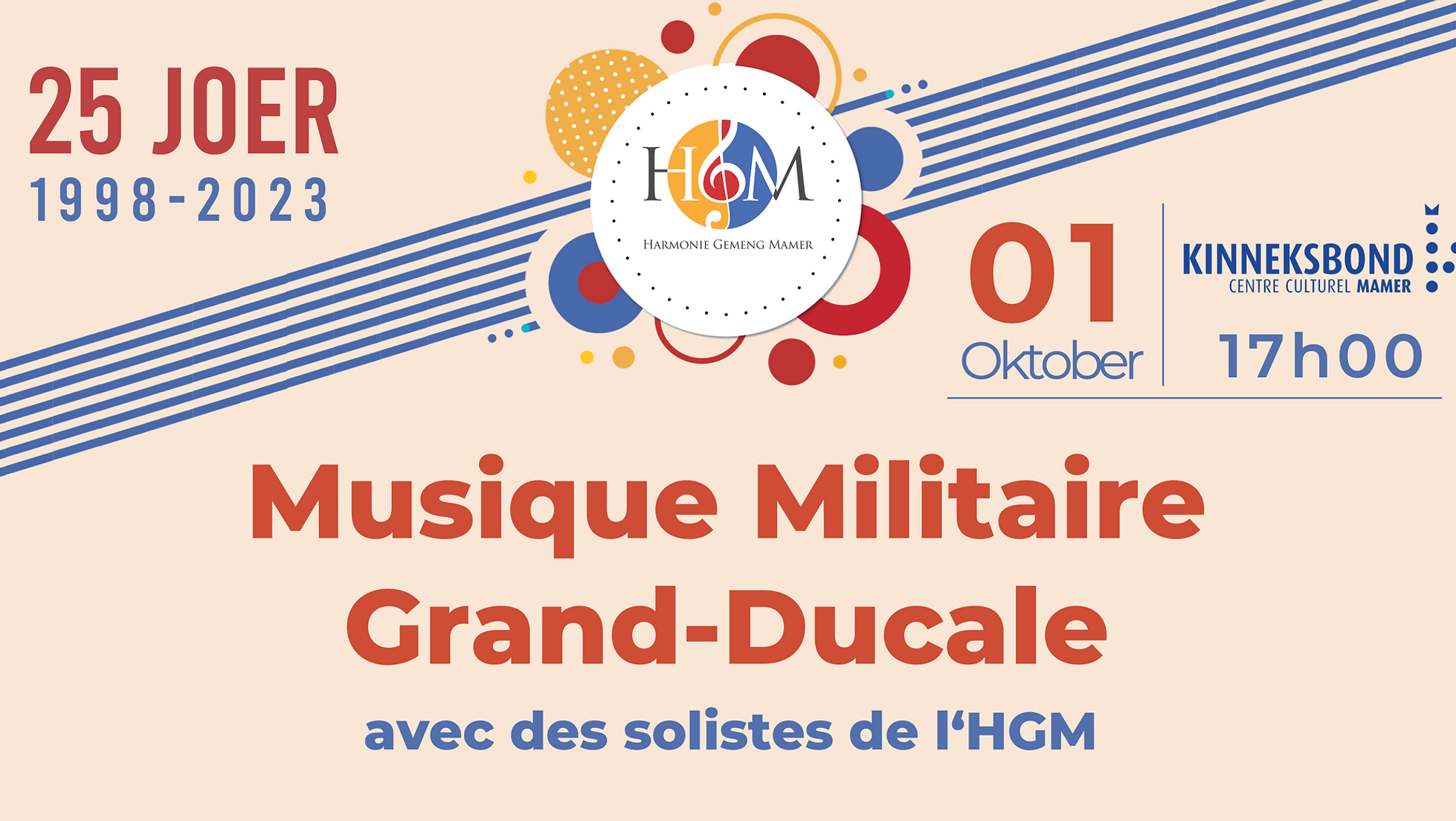 Concert de Bienfaisance: 25 ans Harmonie Gemeng Mamer