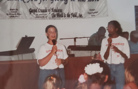 Preaching in Honduras