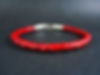 Thumbnail: Thin Bracelet with Sterling Silver Endings (4mm)