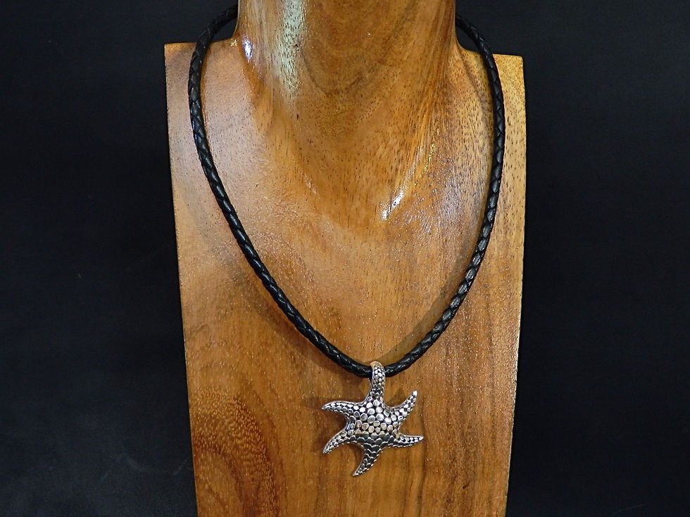 Thumbnail: Sterling Silver Starfish Necklace