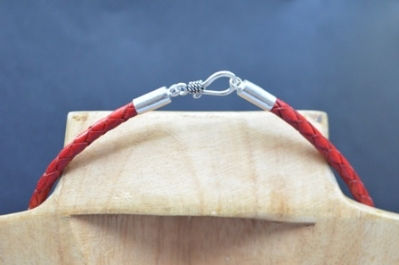 Thumbnail: Large Cut Sterling Silver Necklace