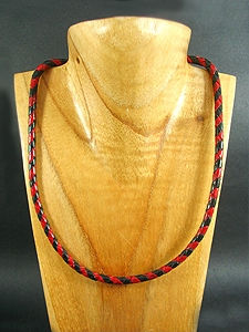 Thumbnail: Multi-Coloured Choker with Turk's head