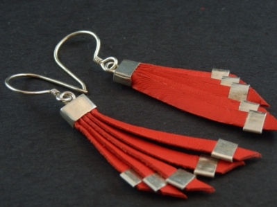 Thumbnail: Cascading Earrings with Sterling silver