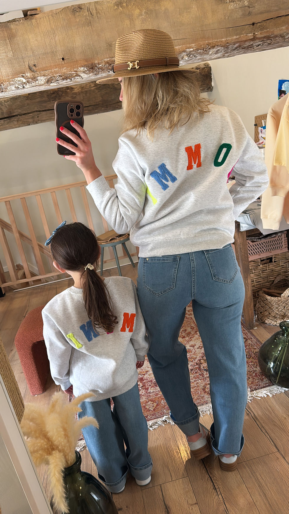 Miniature : Sweat Mini 🌈 gris 