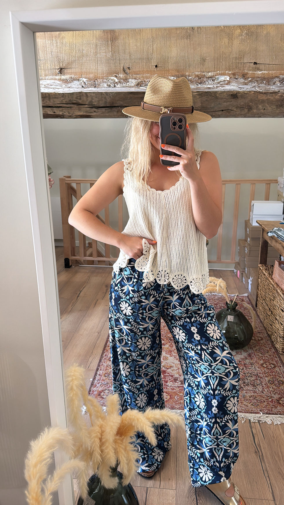 Miniature : Pantalon Yolande bleu 