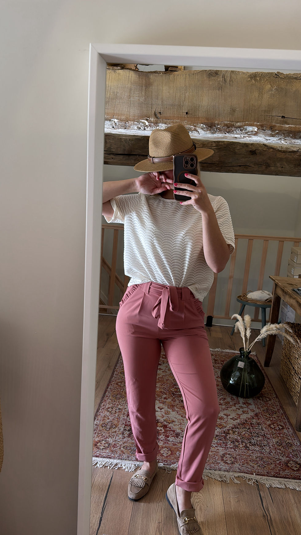 Miniature : Pantalon Marius rose 