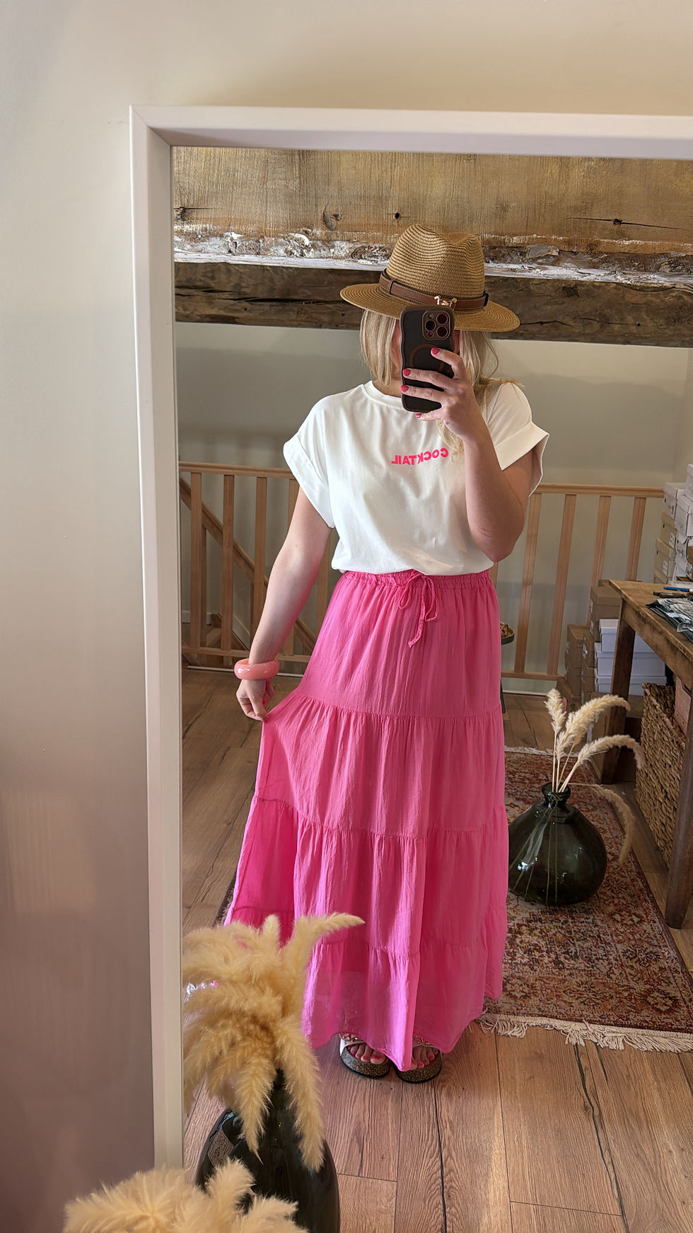 Miniature : Jupe rose Jeanne 