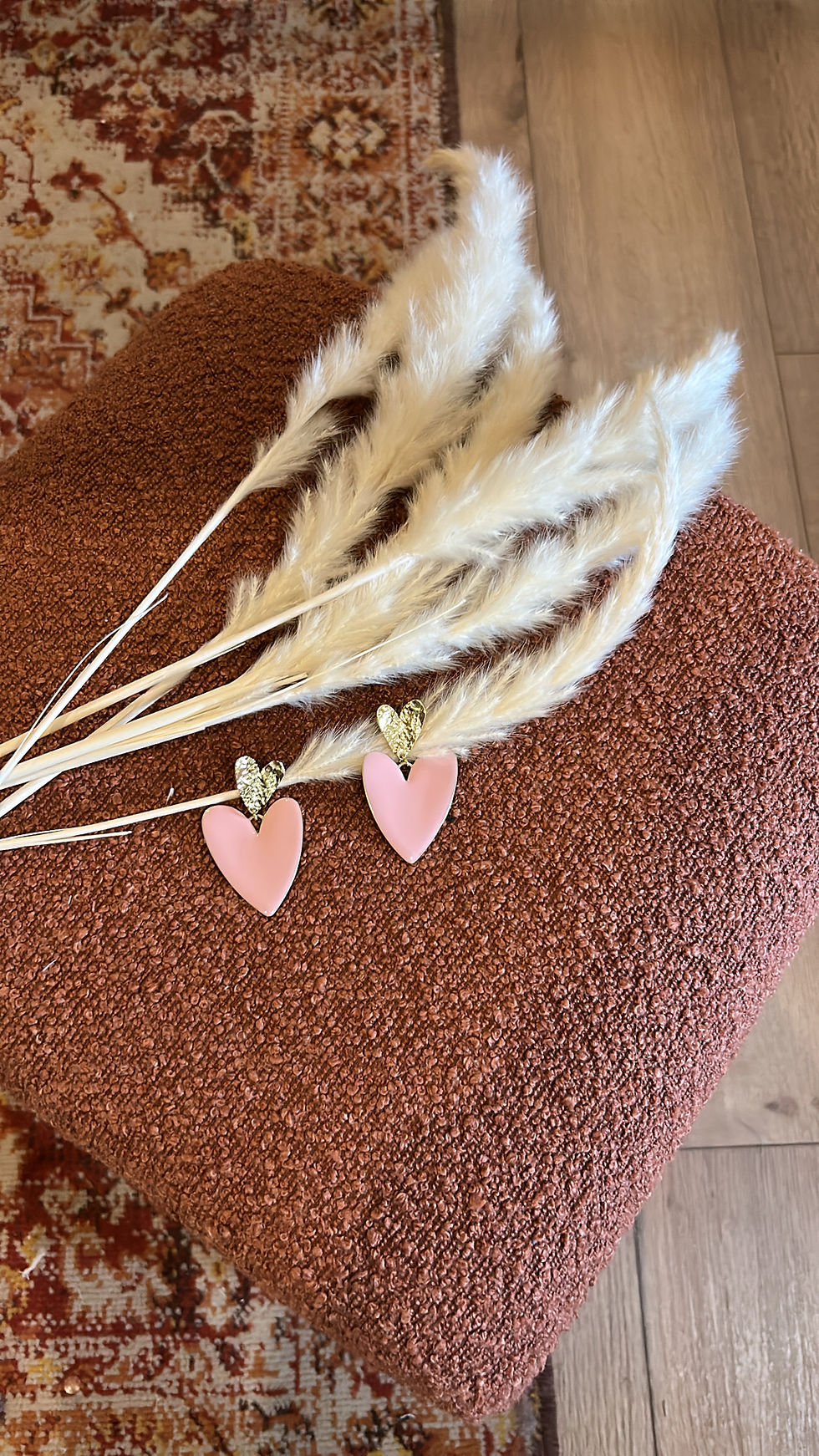 Miniature : Boucles Amour rose 