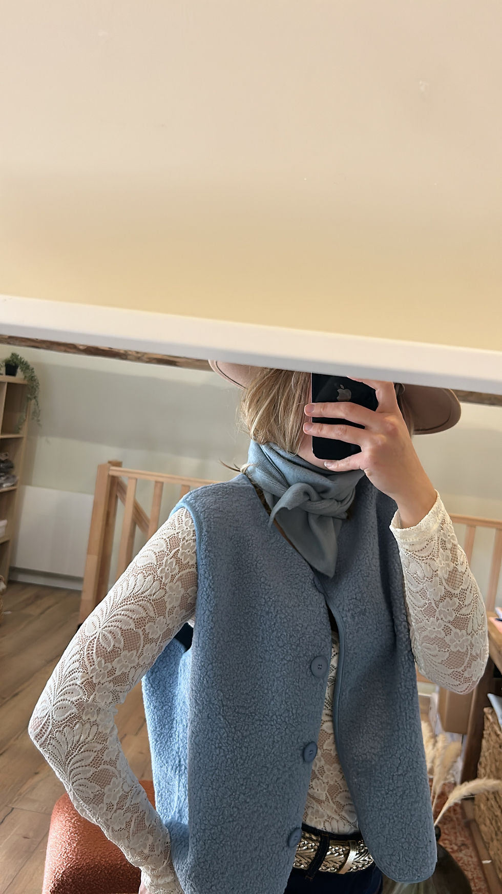 Miniature : Foulard Henry bleu 