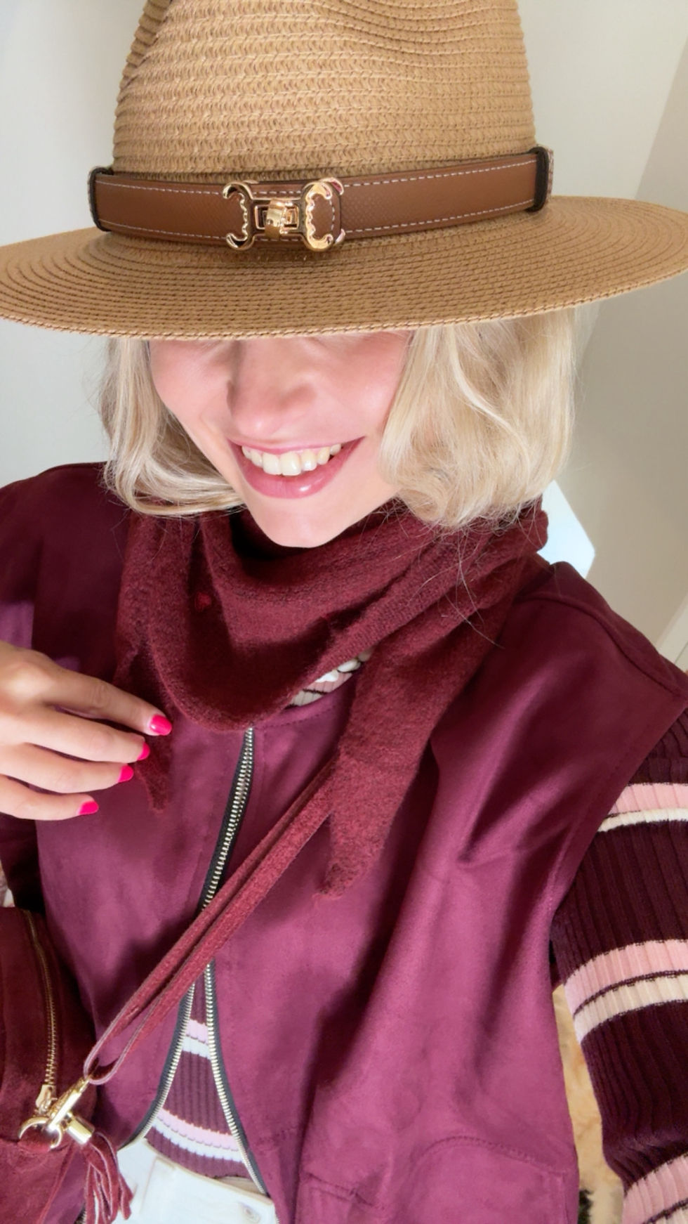Miniature : Veste Garance bordeaux 