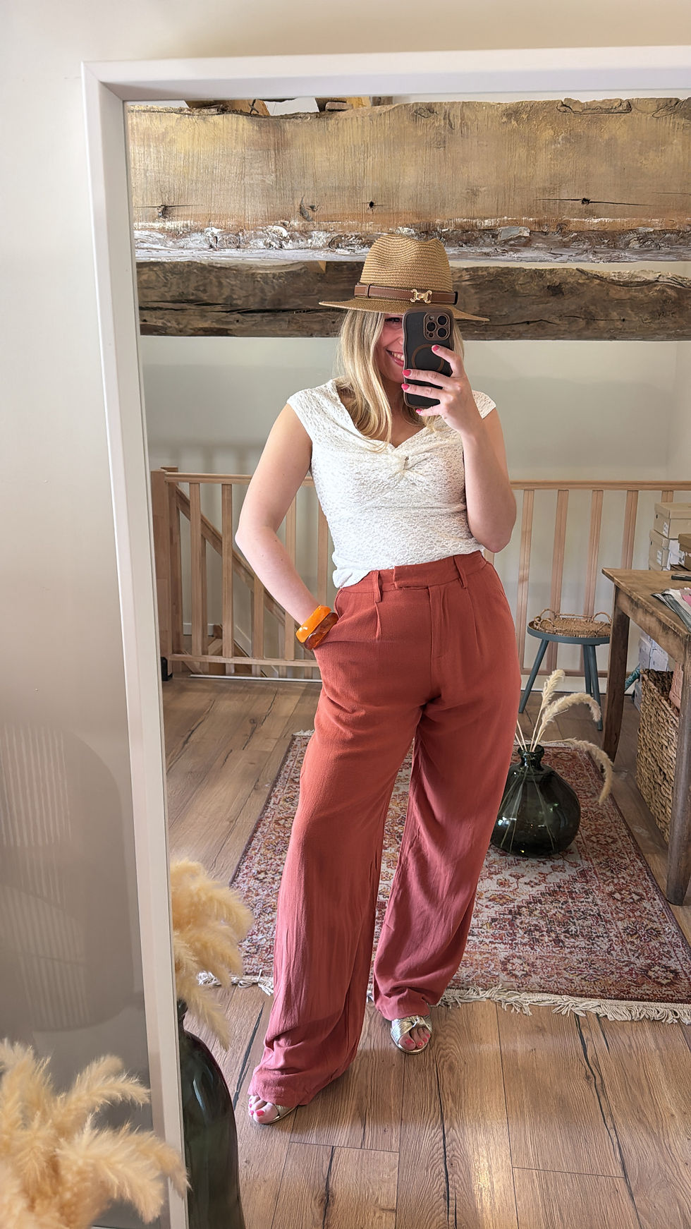 Miniature : Pantalon Fauve terracotta 