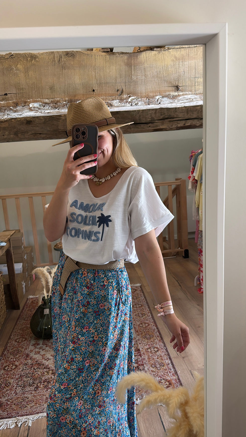 Miniature : Teeshirt Copines bleu 