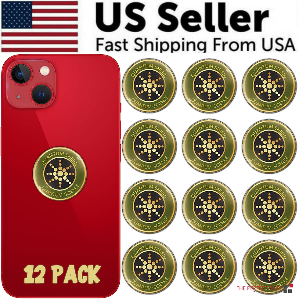 Thumbnail: Quantum Anti Radiation Shield 5G EMF Protection - Phones Laptops - 12 Stickers