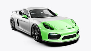 Partial front paint protection film