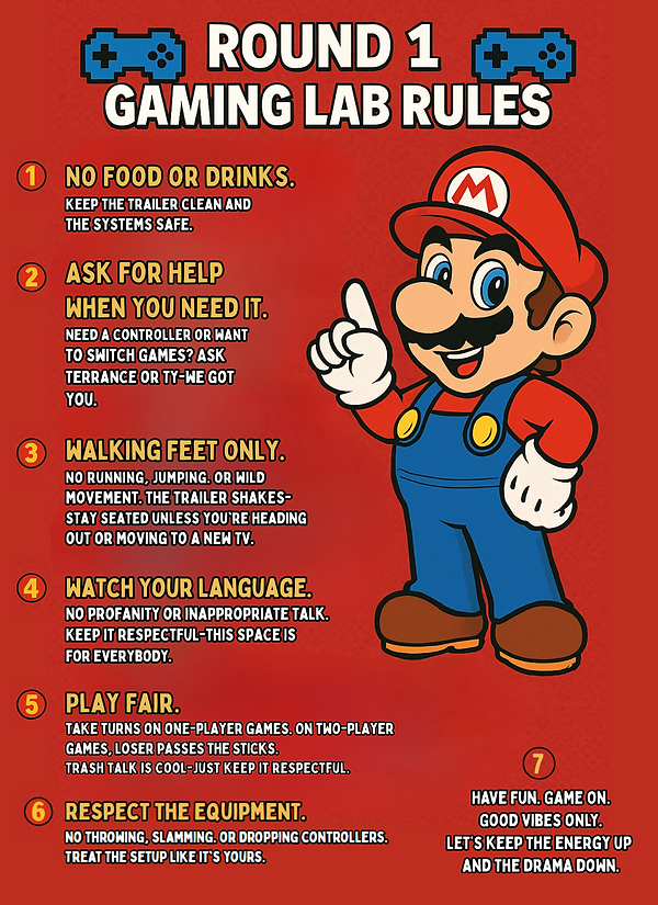 🎮 ROUND 1 GAMING LAB RULES 🎮 .png