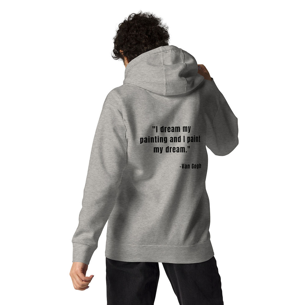 Thumbnail: Painting Dreams Hoodie Back Print