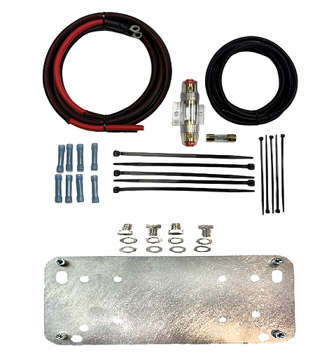 Harley Davidson Batwing Amp Wiring Kit & Mounting Bracket For PBR300X2/X4