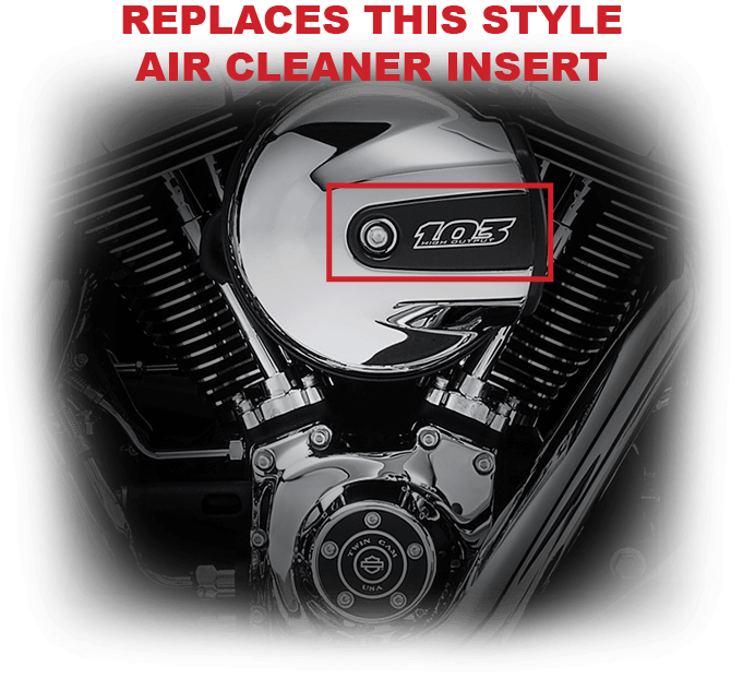 Thumbnail: Sexy She Devil 103 Twin Cam Air Cleaner Insert