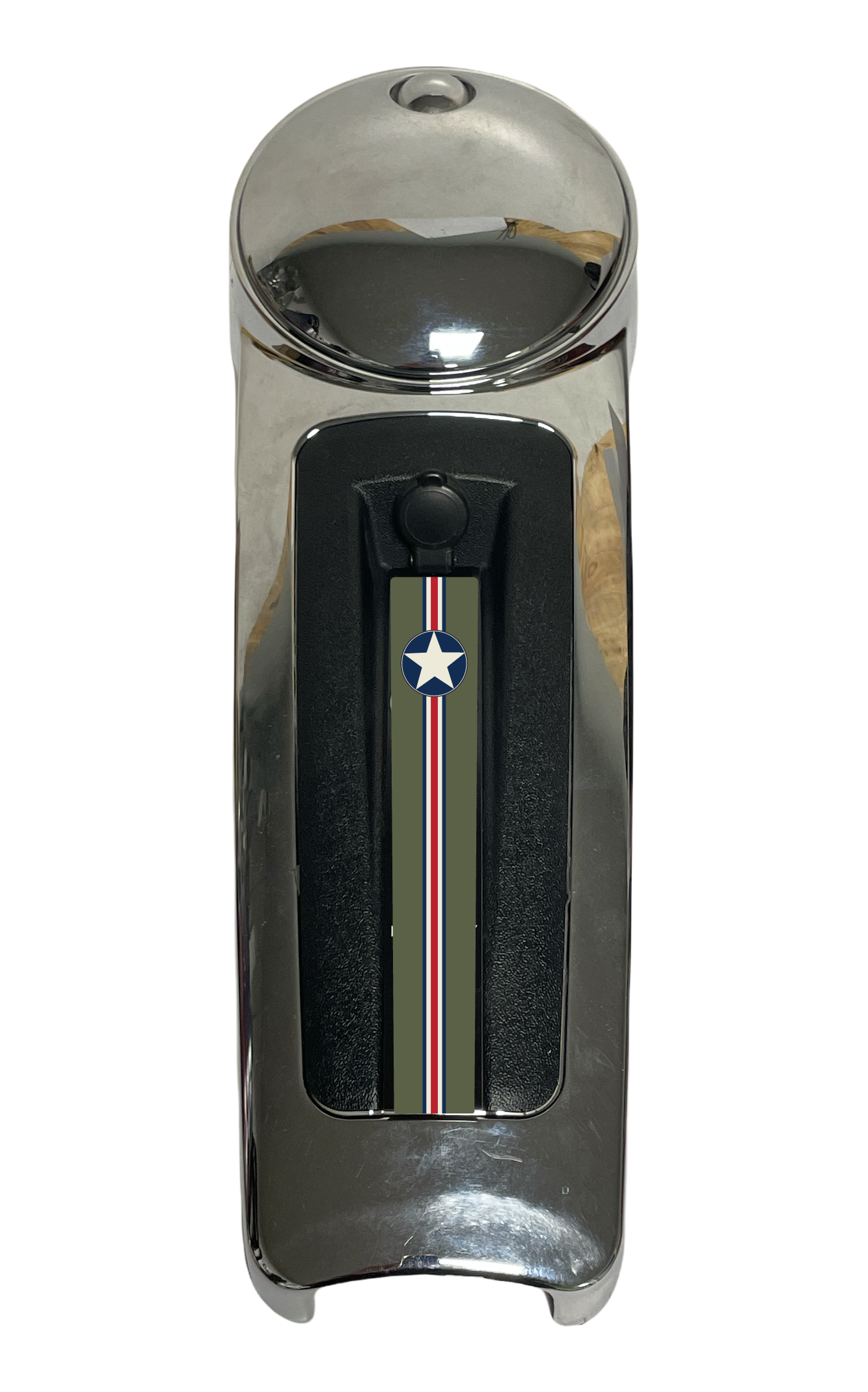 Military Star and Stripe Console Dash Panel. Fits 08+ Ultra's.