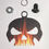Thumbnail: Fire Skull Bell Hanger