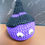 Thumbnail: Crocheted witch pumpkin sitting on a shelf with autumn décor.