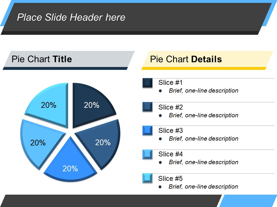 5-Slice Pie Chart